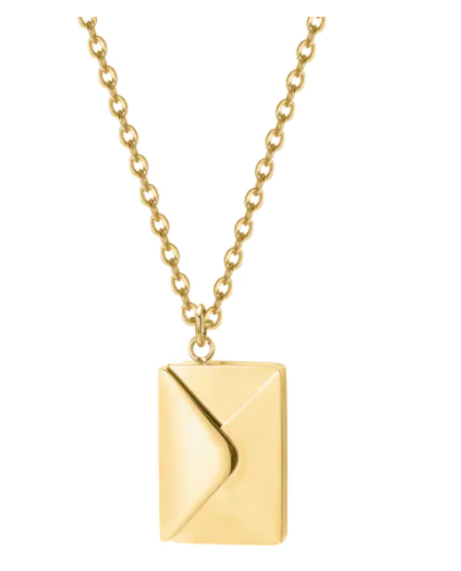 Envelope Necklace - The thrifty & gifty shop