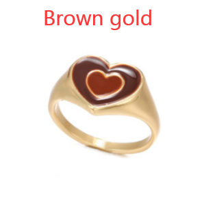 Creative Love Heart Ring - The thrifty & gifty shop