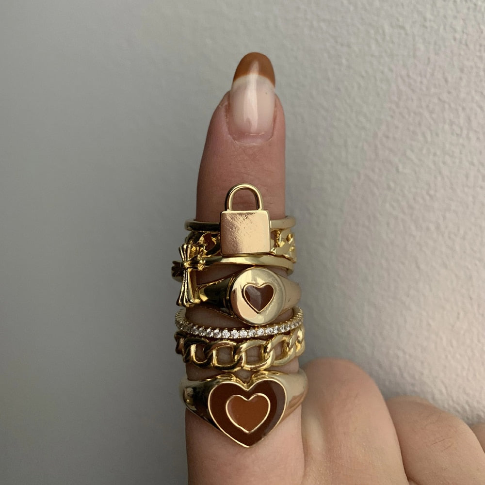 Creative Love Heart Ring - The thrifty & gifty shop