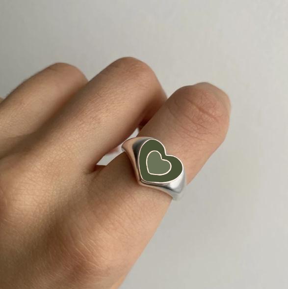 Creative Love Heart Ring - The thrifty & gifty shop
