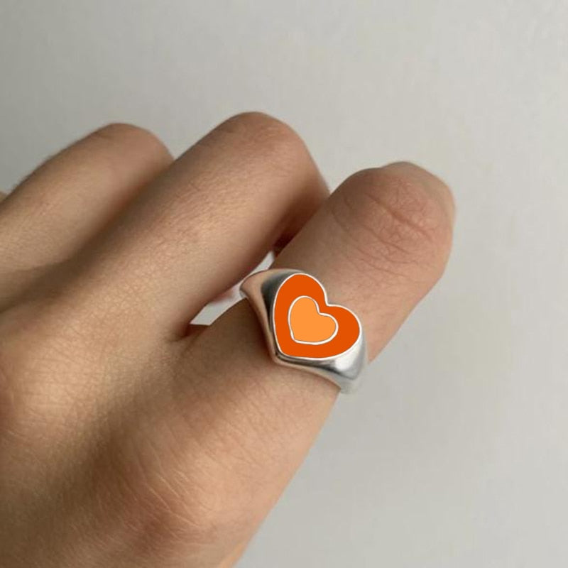 Creative Love Heart Ring - The thrifty & gifty shop