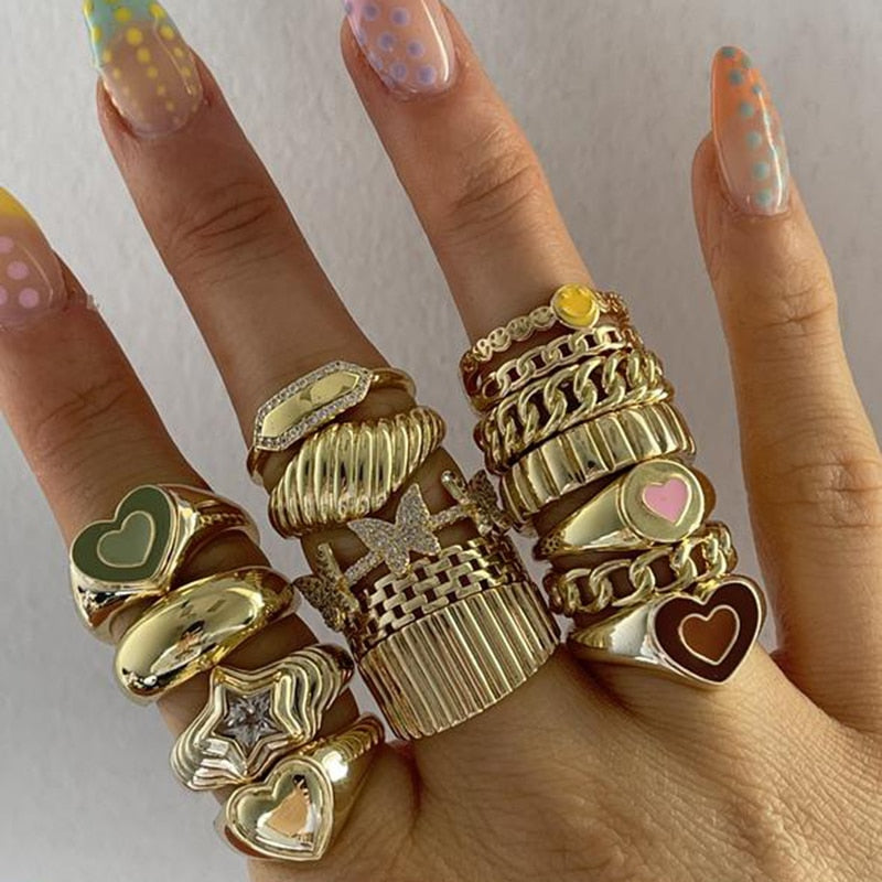 Creative Love Heart Ring - The thrifty & gifty shop