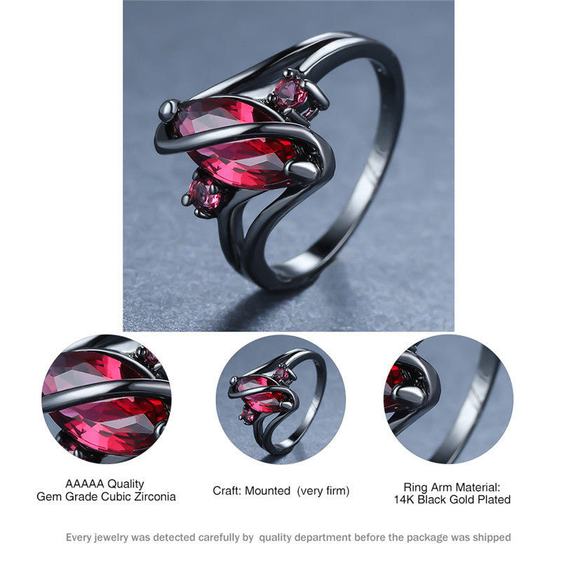 Crystal Ring - The thrifty & gifty shop