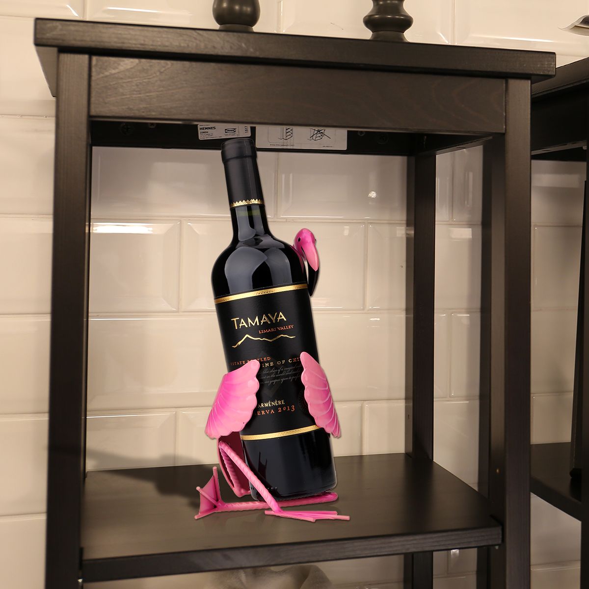 Flamingo Wine Holder - The thrifty & gifty shop